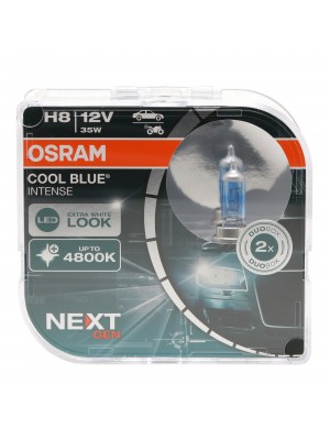 Osram Glühlampe H8 12V 35W PGJ19-1 Cool Blue INTENSE NextGen. 4800K +100% 2St
